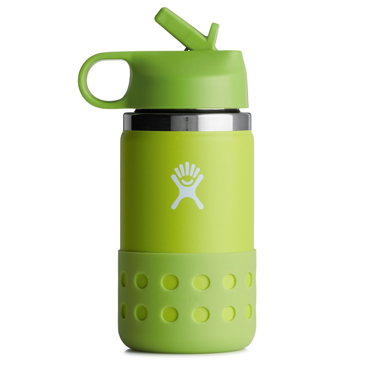 Hydro Flask 12 oz Kids Wide Mouth Straw Lid Bottle Canary