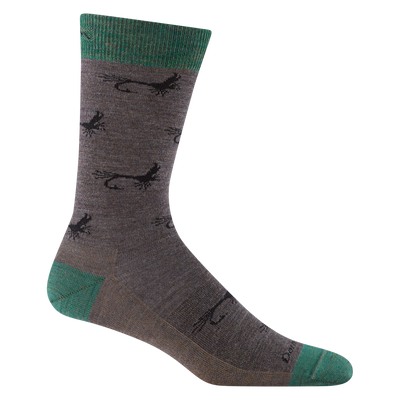 Mcfly Crew Lightweight Lifestyle Sock for Men Taupe