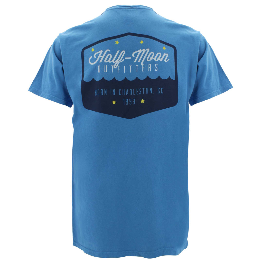Badge Logo Short Sleeve Pocket T-Shirt – Half-Moon Outfitters