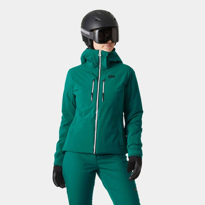 Helly Hansen Alphelia Lifaloft Ski Jacket for Women Emerald