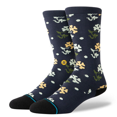 Stance Pop End Cotton Crew Socks Navy