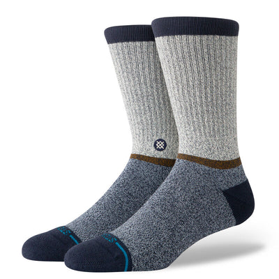 Stance Uptown Butter Blend Crew Socks for Men Navy