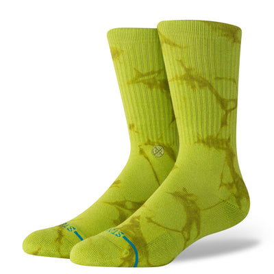 Stance Icon Dye Crew Socks Green