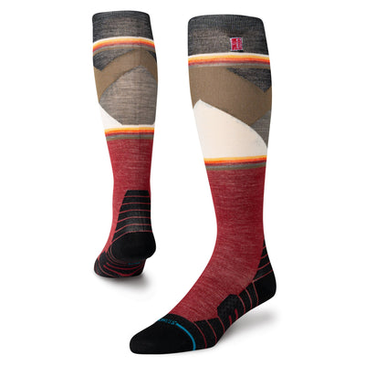 Stance Jimmy Chin X Ultralight Wool Snow OTC Socks Red