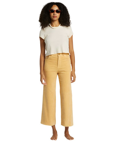 Billabong Be Free Corduroy Pants for Women Hemp 2