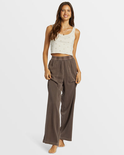 Billabong Free Time Relaxed Fit Pants for Women Kona