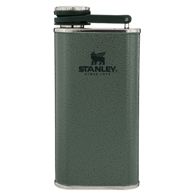 Stanley Classic Easy Fill Wide Mouth Flask 8oz Hammertone Green