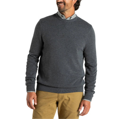 Duck Head Henson Merino Crewneck Sweater Brushed Nickel