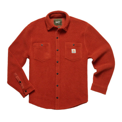 Howler Brothers Allengheny Fleece Overshirt for Men Cinnamon