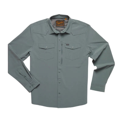 Howler Brothers Emerger Tech Long Sleeve Shirt for Men Dark Slate