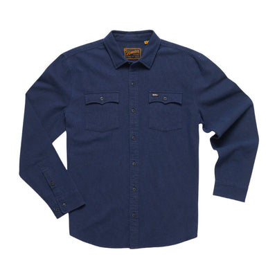 Howler Brothers Novato Long Sleeve Shirt for Men Naval Blue