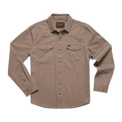 Howler Brothers Sawhorse Work Shirt for Men Taupe