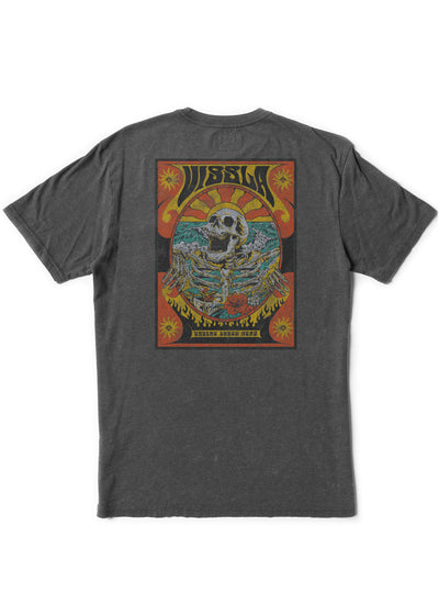 Vissla Undead Shred Head SS Tee Shirt for Men Phantom