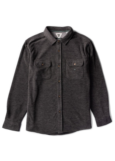 Vissla Eco-Zy Polar Flannel for Men Black 