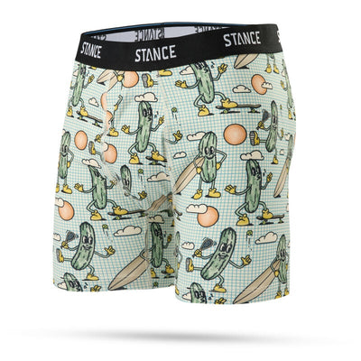 Stance Feeling Pickled Poly Boxer Brief for Men Off White