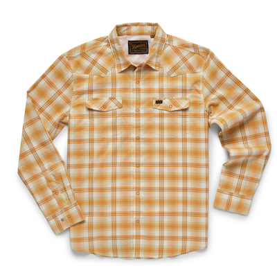 Howler Brothers H Bar B Tech Long Sleeve Shirt for Men Leon Plaid : Home Team #color_leon-plaid-home-team