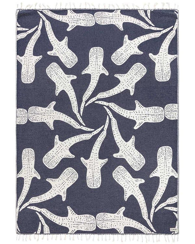 Sand Cloud Inishark Blanket Navy