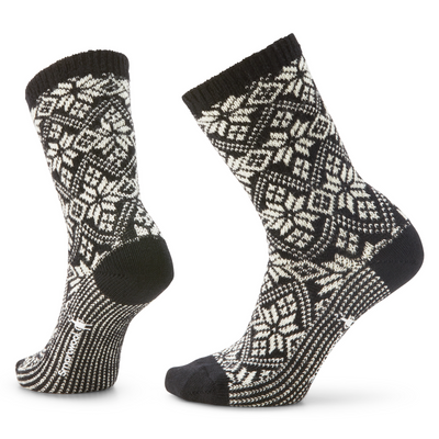 Smartwool Everyday Traditional Snowflake Full Cushion Crew Socks for Women Black