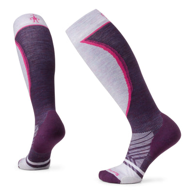 Smartwool Ski Over the Calf Socks Targeted Cushion for Women Purple Iris