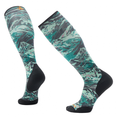 Smartwool Ski Green Slopes Print Over the Calf Socks