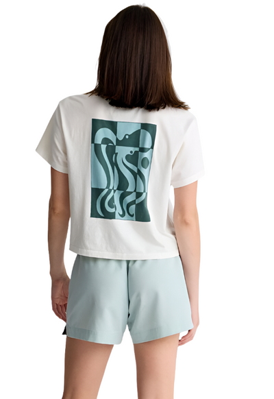 Free Fly Apparel Octo Tee for Women Bone