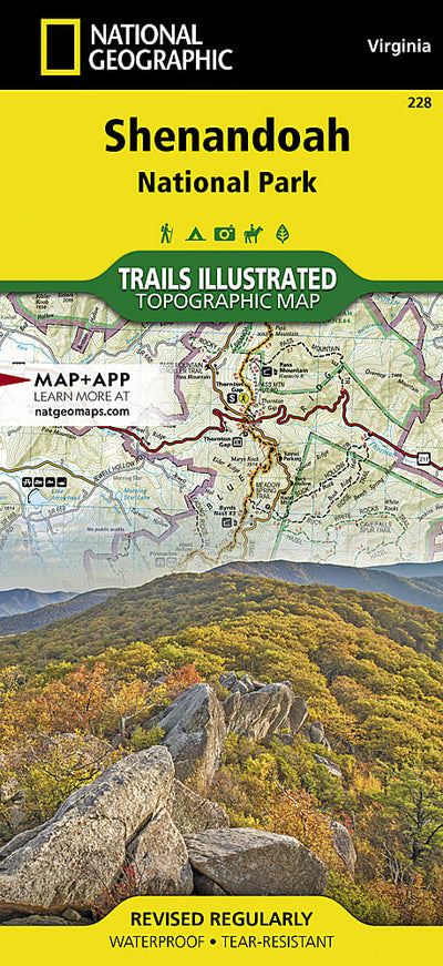 Trails Illustrated Shenandoah National Park