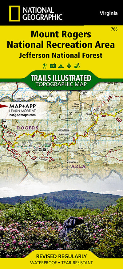 Trails Illustrated Mount Rogers National Recreation Area