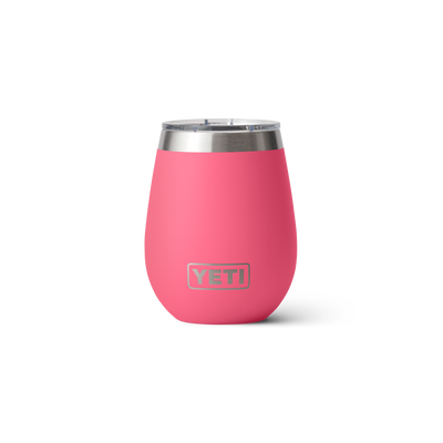 Yeti Rambler 10oz Wine Tumbler with Magslider Lid Tropical Pink