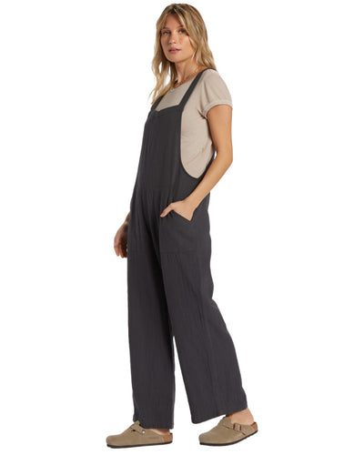 Billabong Pacific Time Romper/Jumpsuit for Women Black Sands #color_black-sands