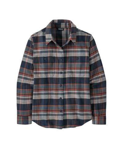 Patagonia Fjord Flannel Shirt for Women Adventurer: Smolder Blue