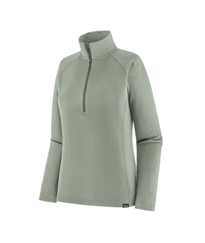 Patagonia Capilene Midweight Zip-Neck Pullover for Women Sleet Green