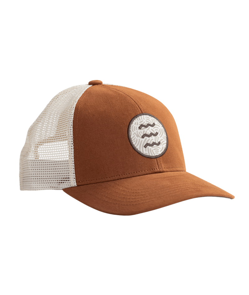 Free Fly Icon Trucker Hat Blue Fog