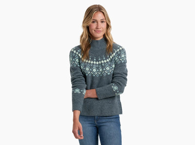 Kuhl Alpina Sweater for Women Mineral Blue