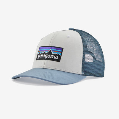 P-6 Logo Trucker Hat White w/Light Plume Grey