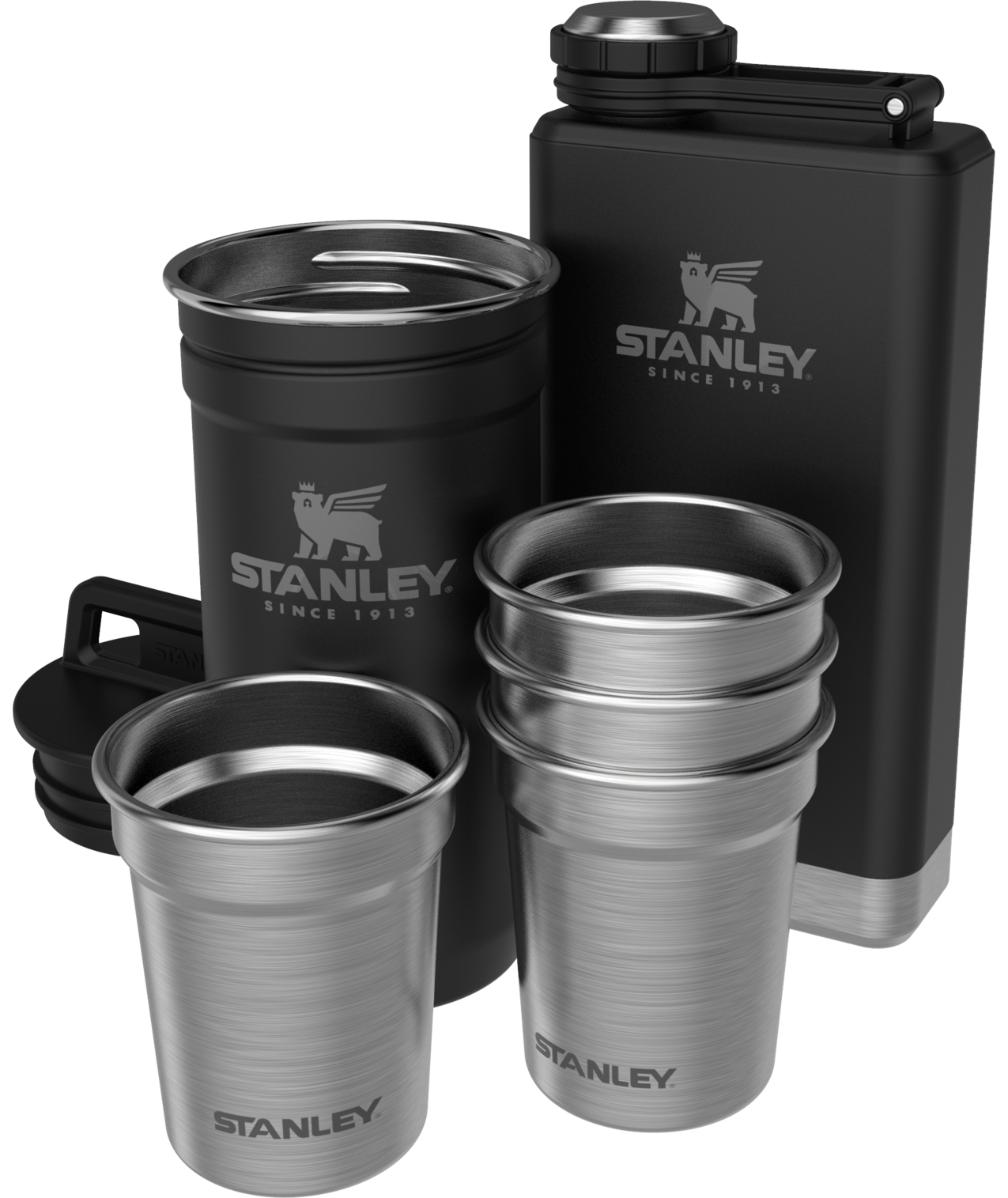 Stanley Hammertone Green 20 oz Nested Stainless Steel Shotglass Set
