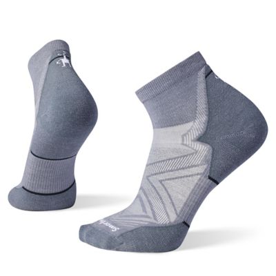 Smartwool Run Targeted Cushion Ankle Socks for Men Graphite #color_graphite